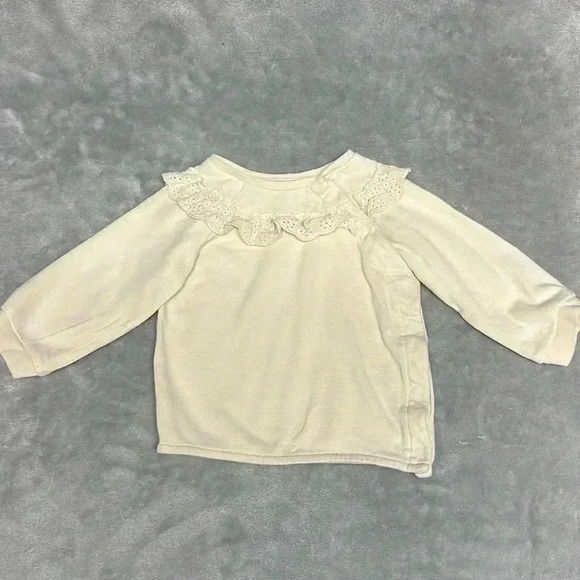 H&M - Organic Cotton cross body long sleeve sweater. Size 9 months - Picture 1 of 4